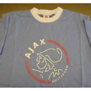 Ajax t-shirt clublogo lichtblauw – MAAT S